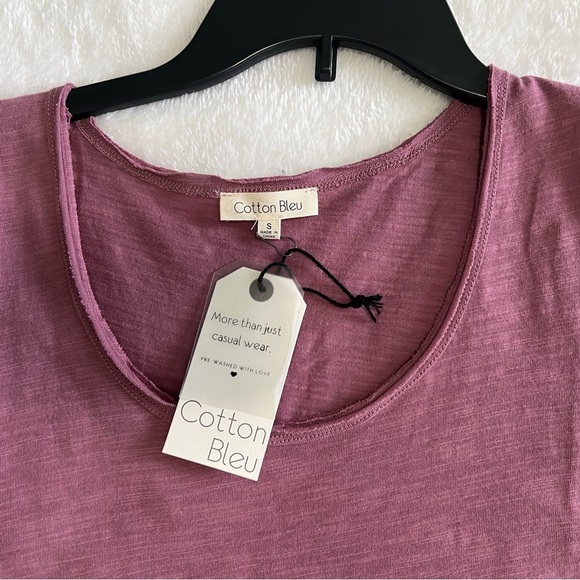 Cotton Bleu New Pink Ruffled Tank Top with Sleeveless Design.  #058 - Picture 6 of 7